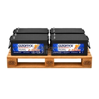 4 Bater�as para Viviendas Aisladas con Solar | Ozonyx OZX205.AS